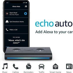 Echo Auto (1st gen) - Hands-free Alexa in your car with your phone